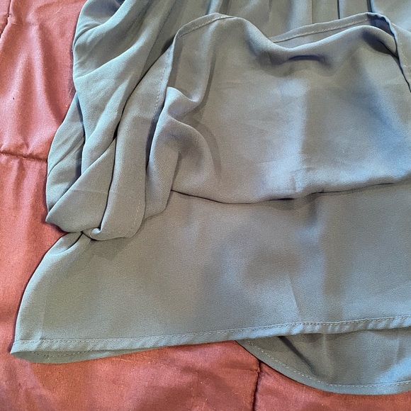 Pleated Blue Dressy Halter NWT - Picture 5 of 6